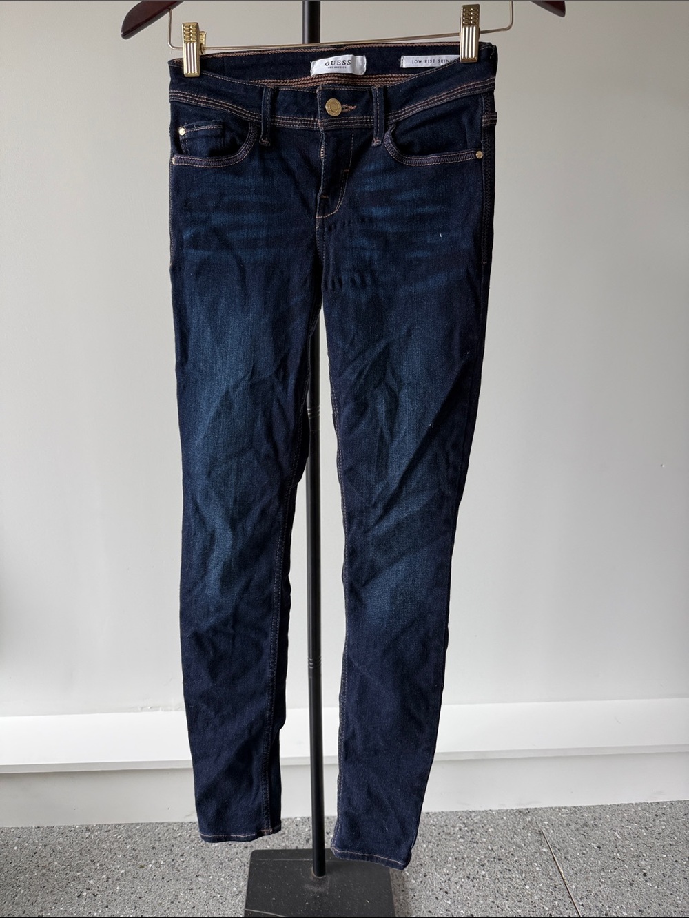 Guess Slim Dark Indigo Skinny Jeans